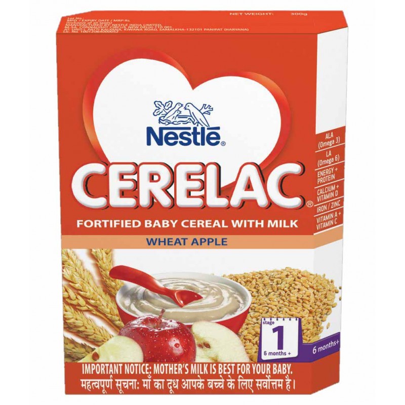 NESTLE CERELAC STAGE 1 WHEAT APPLE (6-12 MONTH)