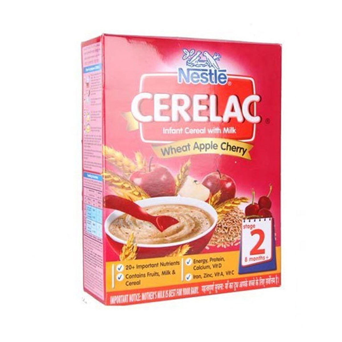 NESTLE CERELAC (8-12 MONTHS) WHEAT APPLE CHERRY