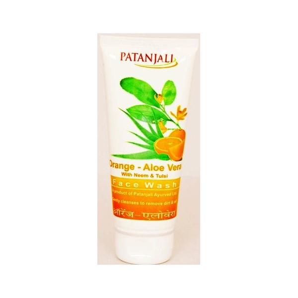 PATANJALI ORANGE ALOE VERA FACE WASH
