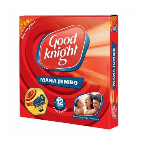 GOOD KNIGHT MAHA JUMBO RED MOSQUITO COIL 12 HOURS