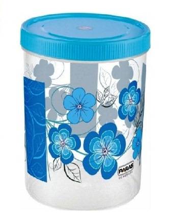 PLASTIC CONTAINER WITH SPOON 1500 ML (COLOR MAY VARY)
