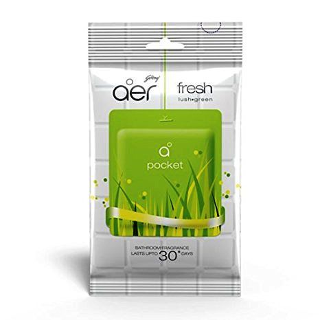 GODREJ AER POCKET FRESH LUSH GREEN BATHROOM FRAGRANCE