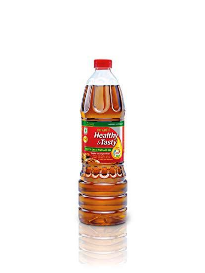 EMAMI HEALTHY & TASTY KACHI GHANI MUSTARD OIL BOTTLE