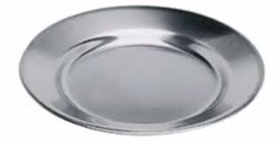 STAINLESS STEEL PLATE (SMALL) - (8.5 INCH)