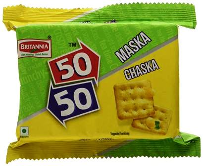 BRITANNIA 50 50 MASKA CHASKA BISCUITS
