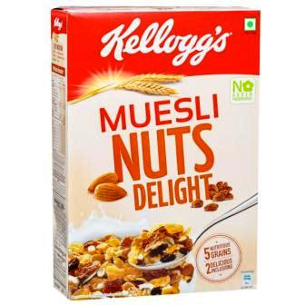 KELLOGGS MUESLI NUTS DELIGHT CORN FLAKES