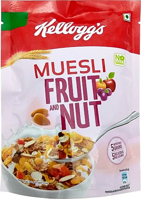 KELLOGGS MUESLI CRUNCHY FRUIT & NUT CORN FLAKES