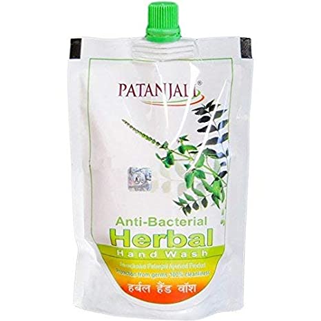 PATANJALI HERBAL ANTI BACTERIAL HAND WASH POUCH
