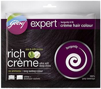 GODREJ EXPERT CREME HAIR COLOUR POUCH (BURGUNDY)