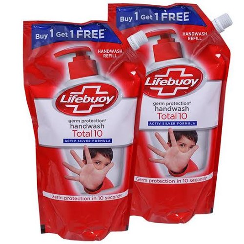 LIFEBUOY TOTAL 10 HAND WASH REFILL (RED) - BUY 1 GET 1 FREE