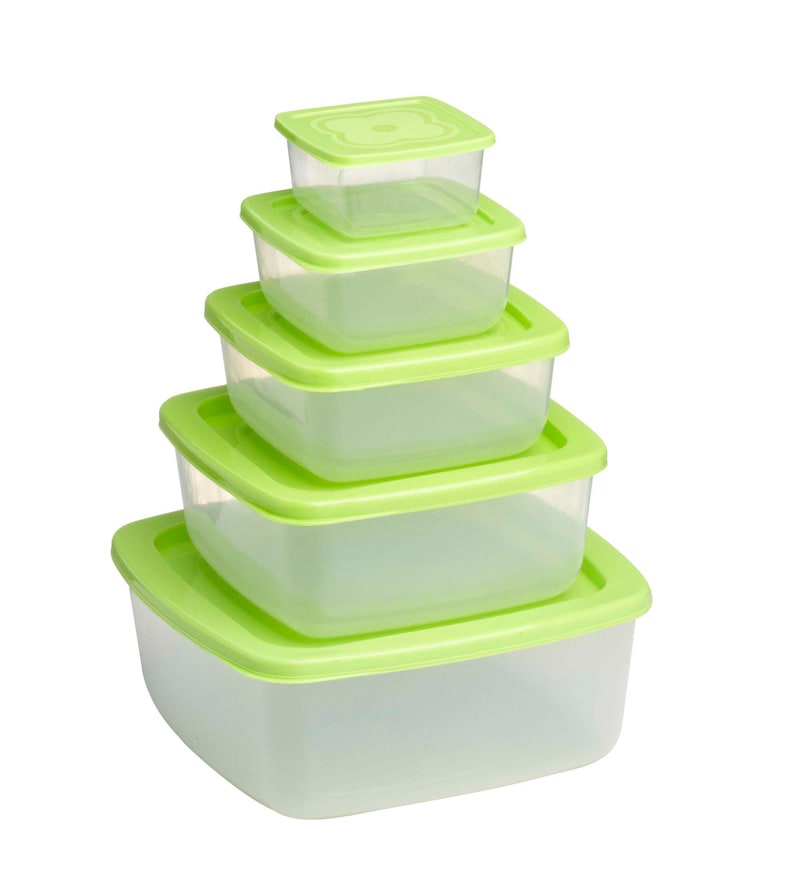 PLASTIC STORAGE CONTAINER SET